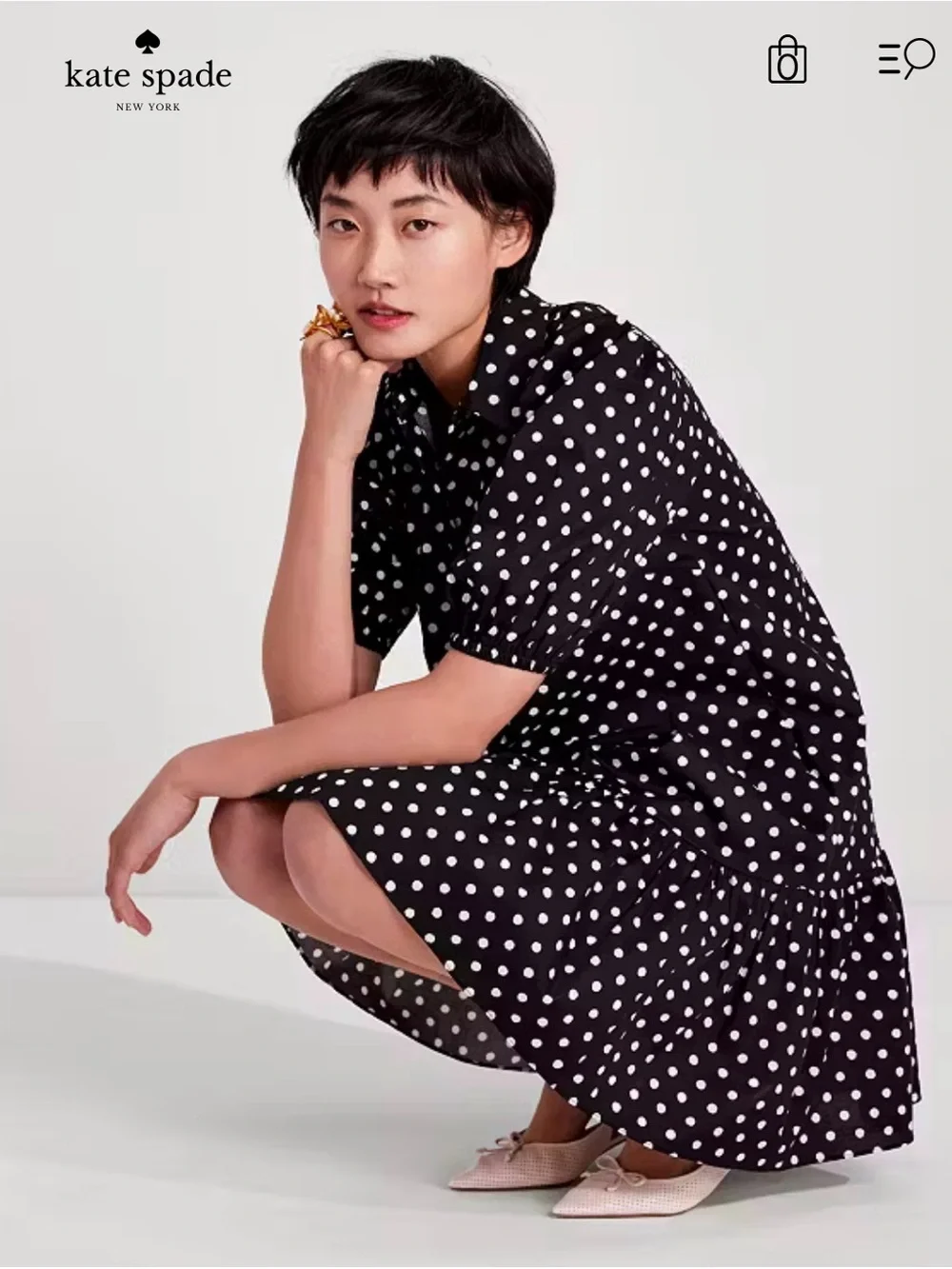 Kate Spade Harmony Dot Lake Dress